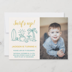 Uitnodiging voor Up Birthday Party van Editable Su