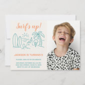 Uitnodiging voor Up Birthday Party van Editable Su (Voorkant)