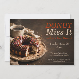Uitnodiging voor Vaderdag Brunch – Donuts & Koffie