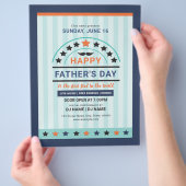 Uitnodiging voor vaders dag flyer (Hand)