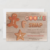 Uitnodiging voor vakantiekoekjesruil (Voorkant)