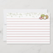 Uitnodiging voor vakantiekoekjesruil (Achterkant)