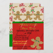 Uitnodiging voor vakantiekoekjesruil (Voorkant / Achterkant)