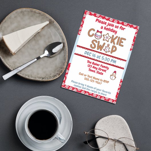 Uitnodiging voor vakantiekoekjesruil