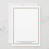 Uitnodiging voor vakantiekoekjesruil (Achterkant)