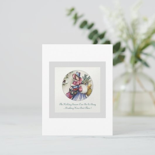 Uitnodiging voor vakantieverlof... (Staand voorkant)