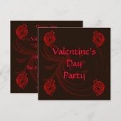 Uitnodiging voor valentijn (Voorkant / Achterkant)