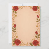 Uitnodiging voor valentijn’s Day Party | Romantisc (Achterkant)