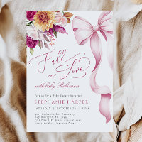 Uitnodiging voor Valentijns Baby Shower met Roze S