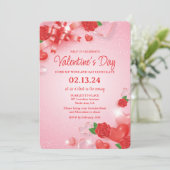 Uitnodiging voor Valentijnsdag (Staand voorkant)