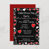 Uitnodiging voor Valentijnsdag (Voorkant / Achterkant)