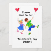 Uitnodiging voor Valentijnsdag (Voorkant / Achterkant)