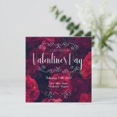 Uitnodiging voor Valentijnsdag (Staand voorkant)