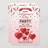 Uitnodiging voor Valentijnsdag (Voorkant / Achterkant)