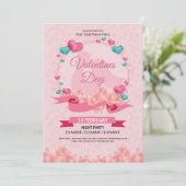 Uitnodiging voor Valentijnsdag (Staand voorkant)