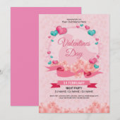 Uitnodiging voor Valentijnsdag (Voorkant / Achterkant)