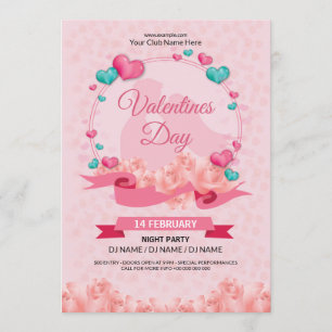 Uitnodiging voor Valentijnsdag