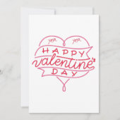 Uitnodiging voor Valentijnsdag (Voorkant)