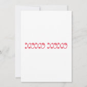 Uitnodiging voor Valentijnsdag (Achterkant)