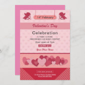 Uitnodiging voor Valentijnsdag (Voorkant / Achterkant)