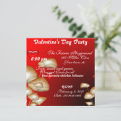 Uitnodiging voor Valentijnsdag (Staand voorkant)