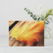 Uitnodiging voor vallende bladeren (Staand voorkant)