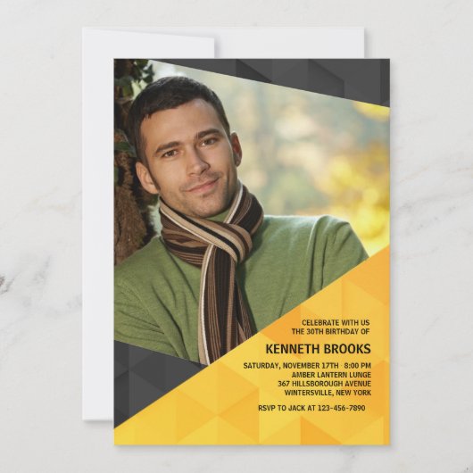 Uitnodiging voor veelhoekfoto (Voorkant)