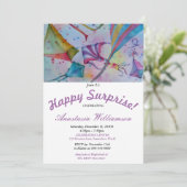 UITNODIGING VOOR VERASSINGSFEESTJE MET VLIEGEREN B (Staand voorkant)