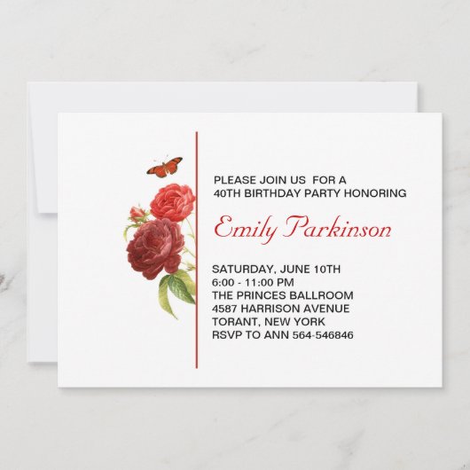 uitnodiging voor verjaardag (Voorkant)