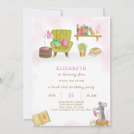 Uitnodiging voor verjaardag van bibliotheek