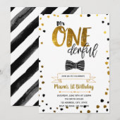 Uitnodiging voor verjaardag van de heer Verederful (Voorkant / Achterkant)