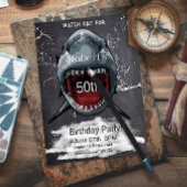 Uitnodiging voor verjaardag van een haai, aanval v