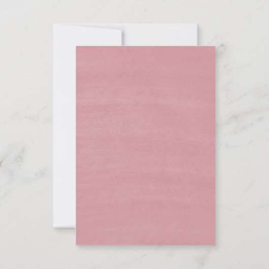 Uitnodiging voor verjaardag van Floral Llama (Achterkant)