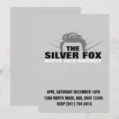 Uitnodiging voor verjaardag van mannen (Voorkant / Achterkant)