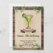 Uitnodiging voor verjaardag van Margarita fiesta (Voorkant)