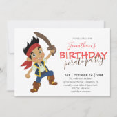 uitnodiging voor verjaardag van piratenpartij (Voorkant)
