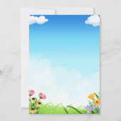 Uitnodiging voor verjaardag van vlieger (Achterkant)