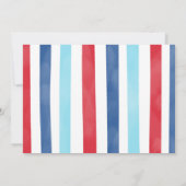 Uitnodiging voor verjaardag van vliegtuigfoto (Achterkant)