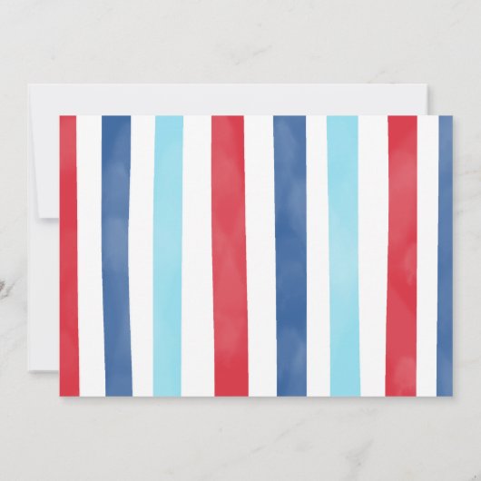 Uitnodiging voor verjaardag van vliegtuigfoto (Achterkant)