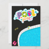 Uitnodiging voor verjaardag van Waterslide (Achterkant)