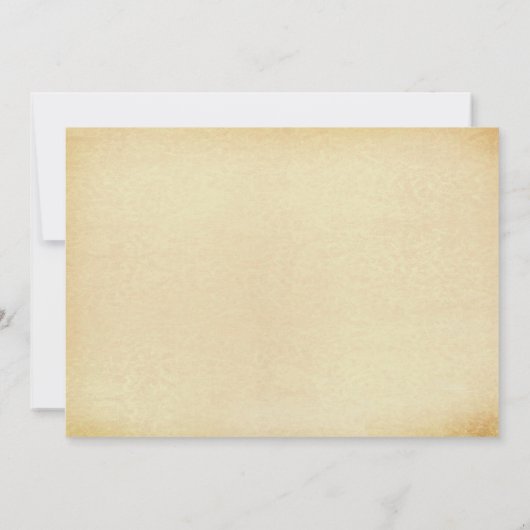 Uitnodiging voor verjaardags theepartij met antiek (Achterkant)