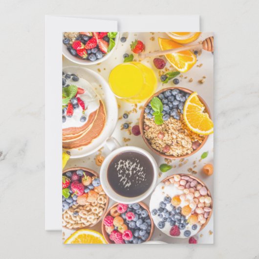 Uitnodiging voor verjaardagsbrunch (Achterkant)