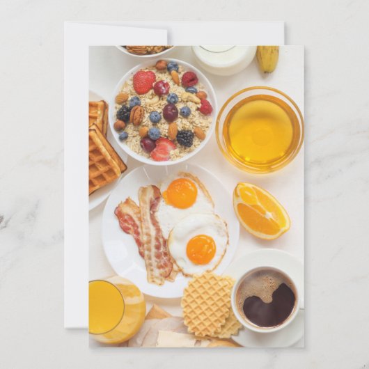 Uitnodiging voor verjaardagsbrunch (Achterkant)