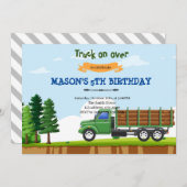 Uitnodiging voor verjaardagsdagslogger (Voorkant / Achterkant)