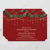 Uitnodiging voor verjaardagsdiner ter ere van pens (Voorkant / Achterkant)