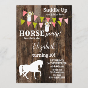 Uitnodiging voor verjaardagsfeest