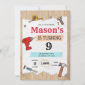 Uitnodiging voor verjaardagsfeest (Voorkant)