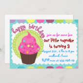 Uitnodiging voor verjaardagsfeest (Voorkant / Achterkant)