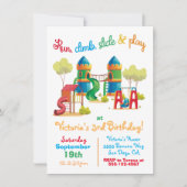 Uitnodiging voor verjaardagsfeest (Voorkant)