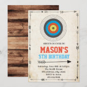 Uitnodiging voor verjaardagsfeest (Voorkant / Achterkant)